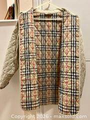 MaxSold Auction: Women's Burberry Beige/Tan Diamond Quilted Jacket XL Regular - Pleasant Hill (California, USA) PARTNER MANAGED Blackhawk Estate Sale Online Auction - Contra Costa Boulevard
