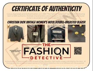 MaxSold Auction: Christian Dior Women's Black Wool Double-Breasted Blazer Size 16+ - Pleasant Hill (California, USA) PARTNER MANAGED Blackhawk Estate Sale Online Auction - Contra Costa Boulevard