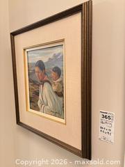MaxSold Auction:  Anna Noeh Framed Oil on Canvas Painting of Mother and Child B - Toronto (Ontario, Canada) Estate Sale Online Auction - Sheppard Avenue East (CONDO)