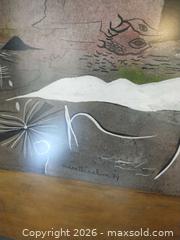 MaxSold Auction: Annette Celine Mixed Media Abstract Landscape B - Toronto (Ontario, Canada) Estate Sale Online Auction - Sheppard Avenue East (CONDO)