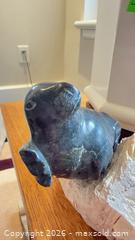 MaxSold Auction: Dark Green Stone Seal Figurine on White Rock Base B - Toronto (Ontario, Canada) Estate Sale Online Auction - Sheppard Avenue East (CONDO)