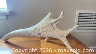 MaxSold Auction: Inuit White Antler Decorative Sculpture, 20 x 13 x 9 in B - Toronto (Ontario, Canada) Estate Sale Online Auction - Sheppard Avenue East (CONDO)
