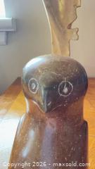 MaxSold Auction: Medium Dark Brown Stone Bird Sculpture (Unsigned) B - Toronto (Ontario, Canada) Estate Sale Online Auction - Sheppard Avenue East (CONDO)