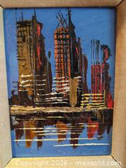 MaxSold Auction: Morris Katz Signed Oil on Canvas, Cityscape/Abstract B - Toronto (Ontario, Canada) Estate Sale Online Auction - Sheppard Avenue East (CONDO)