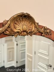 MaxSold Auction: Oval Burl Veneer Wood Framed Beveled Wall Mirror B - Toronto (Ontario, Canada) Estate Sale Online Auction - Sheppard Avenue East (CONDO)
