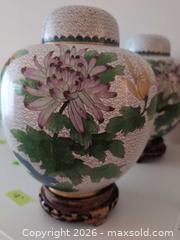 MaxSold Auction: Pair of Chinese-Style Cloisonné Ginger Jars, Chrysanthemum Design B - Toronto (Ontario, Canada) Estate Sale Online Auction - Sheppard Avenue East (CONDO)