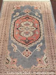 MaxSold Auction: Rectangular Blue, Pink & Ivory Medallion Oriental Area Rug D - Toronto (Ontario, Canada) Estate Sale Online Auction - Sheppard Avenue East (CONDO)