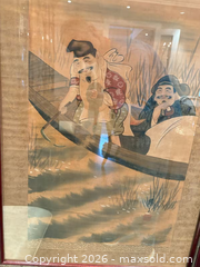 MaxSold Auction: Set of  4 Chinese  Republic Period 1910-1940 Framed Original Paper Paintings B - Toronto (Ontario, Canada) Estate Sale Online Auction - Sheppard Avenue East (CONDO)