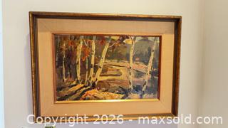 MaxSold Auction: Signed Impressionist Oil Landscape on Canvas, Framed C - Toronto (Ontario, Canada) Estate Sale Online Auction - Sheppard Avenue East (CONDO)