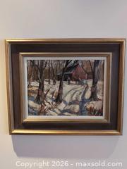 MaxSold Auction: Sydney Berne Original Oil Winter Landscape Painting B - Toronto (Ontario, Canada) Estate Sale Online Auction - Sheppard Avenue East (CONDO)