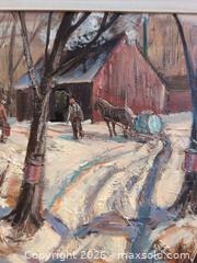 MaxSold Auction: Sydney Berne Original Oil Winter Landscape Painting B - Toronto (Ontario, Canada) Estate Sale Online Auction - Sheppard Avenue East (CONDO)
