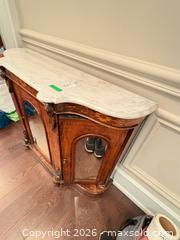 MaxSold Auction: Victorian 19th Century Inlaid Veneer Marble-Top Console C - Toronto (Ontario, Canada) Estate Sale Online Auction - Sheppard Avenue East (CONDO)