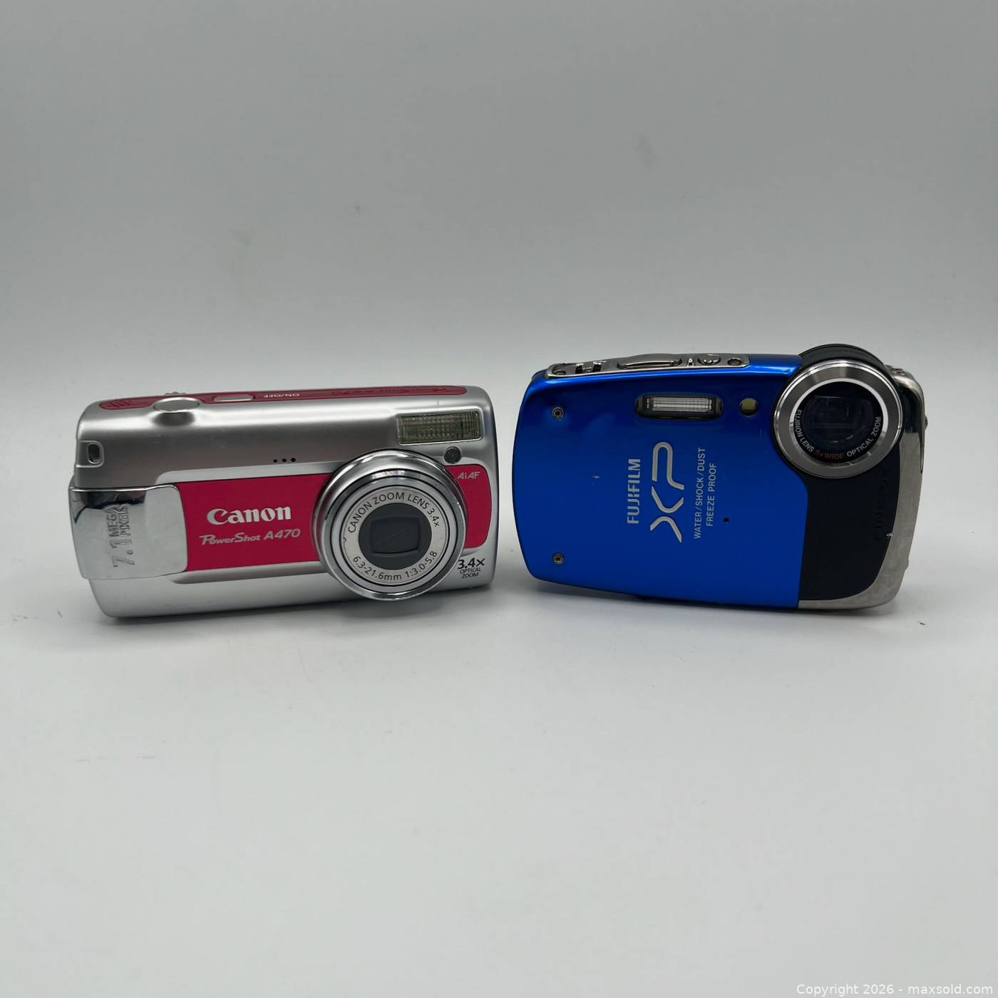 Canon PowerShot A470 And Fujifilm XP20 Digital Cameras | Maxsold