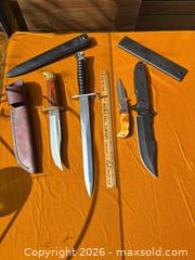 MaxSold Auction: Fixed Blade, Folding & Bayonet Knife, Buck, Smith & Wesson, Custom - Toronto (Ontario, Canada) SELLER MANAGED Downsizing Online Auction - Hannaford Street