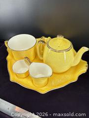 MaxSold Auction: Royal Winton (Grimwades) Yellow Porcelain Breakfast Tea Set - Toronto (Ontario, Canada) SELLER MANAGED Downsizing Online Auction - Hannaford Street