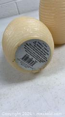 MaxSold Auction: 2 New Ribbed Vase-Shaped Candles - Dundee Township (Illinois, USA) PARTNER MANAGED Reseller Online Auction - Airport Road