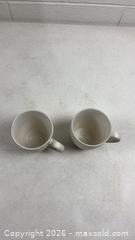 MaxSold Auction: 2 World Market Textured Off White Mugs - Dundee Township (Illinois, USA) PARTNER MANAGED Reseller Online Auction - Airport Road