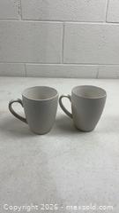 MaxSold Auction: 2 World Market Textured Off White Mugs - Dundee Township (Illinois, USA) PARTNER MANAGED Reseller Online Auction - Airport Road