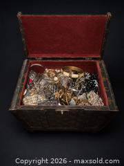 MaxSold Auction: Vintage Treasure Chest Filled with Over 15 lbs of Hidden Jewelry Finds - Newmarket (Ontario, Canada) SELLER MANAGED Downsizing Online Auction - Brimson Drive