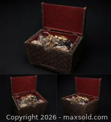 MaxSold Auction: Vintage Treasure Chest Filled with Over 15 lbs of Hidden Jewelry Finds - Newmarket (Ontario, Canada) SELLER MANAGED Downsizing Online Auction - Brimson Drive