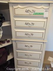 MaxSold Auction: French Provincial White & Gold 8-Drawer Chest of Drawers - Langford (British Columbia, Canada) PARTNER MANAGED Moving Online Auction - Hull Road