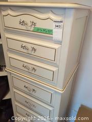 MaxSold Auction: French Provincial White & Gold 8-Drawer Chest of Drawers - Langford (British Columbia, Canada) PARTNER MANAGED Moving Online Auction - Hull Road