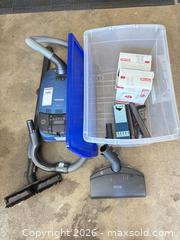 MaxSold Auction: Miele Artico Canister Vacuum, Blue - Langford (British Columbia, Canada) PARTNER MANAGED Moving Online Auction - Hull Road