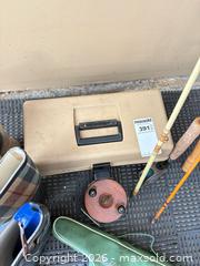MaxSold Auction: Mixed fishing lot — bamboo split-cane rods, reels, tackle box - Langford (British Columbia, Canada) PARTNER MANAGED Moving Online Auction - Hull Road