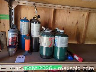 MaxSold Auction: Propane Camping Cylinders with Torch Heads - Langford (British Columbia, Canada) PARTNER MANAGED Moving Online Auction - Hull Road