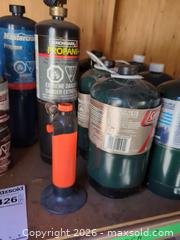 MaxSold Auction: Propane Camping Cylinders with Torch Heads - Langford (British Columbia, Canada) PARTNER MANAGED Moving Online Auction - Hull Road