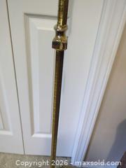 MaxSold Auction: Vintage Brass Adjustable Arm Floor Lamp with Cream Shade - Langford (British Columbia, Canada) PARTNER MANAGED Moving Online Auction - Hull Road