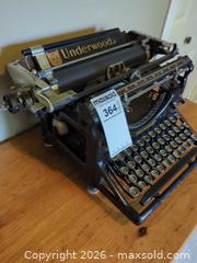 MaxSold Auction: Vintage Underwood Standard No. 5 Manual Typewriter - Langford (British Columbia, Canada) PARTNER MANAGED Moving Online Auction - Hull Road