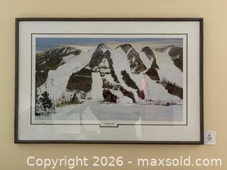 MaxSold Auction: “The Peaks 1993” Framed LE Print 8/150 by Martin Visser - The Blue Mountains (Ontario, Canada) SELLER MANAGED Estate Sale Online Auction - Cortina Crescent