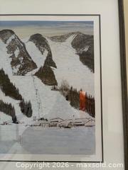 MaxSold Auction: “The Peaks 1993” Framed LE Print 8/150 by Martin Visser - The Blue Mountains (Ontario, Canada) SELLER MANAGED Estate Sale Online Auction - Cortina Crescent