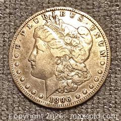 MaxSold Auction: 1896 US Silver Dollar Coin  - Burlington (Ontario, Canada) SELLER MANAGED Downsizing Online Auction - Townsend Avenue