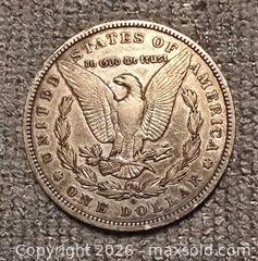 MaxSold Auction: 1896 US Silver Dollar Coin  - Burlington (Ontario, Canada) SELLER MANAGED Downsizing Online Auction - Townsend Avenue