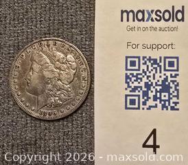 MaxSold Auction: 1896 US Silver Dollar Coin  - Burlington (Ontario, Canada) SELLER MANAGED Downsizing Online Auction - Townsend Avenue