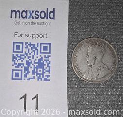 MaxSold Auction: 1931 Canadian 50 Cent Piece Silver Coin - Burlington (Ontario, Canada) SELLER MANAGED Downsizing Online Auction - Townsend Avenue