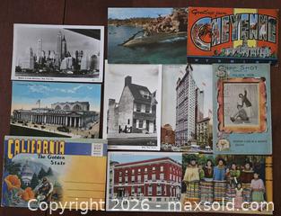 MaxSold Auction: Approx 500 Vintage USA Postcards - Burlington (Ontario, Canada) SELLER MANAGED Downsizing Online Auction - Townsend Avenue