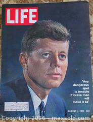 MaxSold Auction: Huge Lot - 60+ Vintage Magazines (Life, SI, Hot Rod, Animal Life Etc) JFK, Marilyn Monroe  - Burlington (Ontario, Canada) SELLER MANAGED Downsizing Online Auction - Townsend Avenue