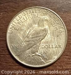 MaxSold Auction: US SILVER DOLLAR- 1922 Peace Dollar  - Burlington (Ontario, Canada) SELLER MANAGED Downsizing Online Auction - Townsend Avenue