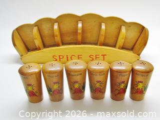 MaxSold Auction: 1950's Wooden Rooster-Themed Spice Set  - Aurora (Ontario, Canada) PARTNER MANAGED Downsizing Online Auction - Murray Drive