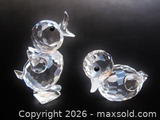 MaxSold Auction: 2 Swarovski Miniature Ducks  - Aurora (Ontario, Canada) PARTNER MANAGED Downsizing Online Auction - Murray Drive