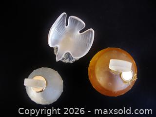 MaxSold Auction: 3 Vintage Lalique French Perfume Bottles  - Aurora (Ontario, Canada) PARTNER MANAGED Downsizing Online Auction - Murray Drive