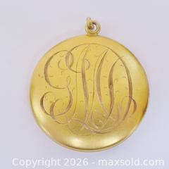 MaxSold Auction: Antique 10K Gold Locket  - Aurora (Ontario, Canada) PARTNER MANAGED Downsizing Online Auction - Murray Drive
