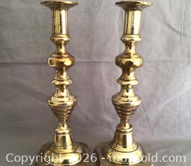 MaxSold Auction: Antique Brass Candlesticks from Scotland - Aurora (Ontario, Canada) PARTNER MANAGED Downsizing Online Auction - Murray Drive