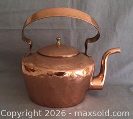 MaxSold Auction: Antique Copper Kettle  - Aurora (Ontario, Canada) PARTNER MANAGED Downsizing Online Auction - Murray Drive