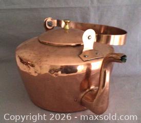 MaxSold Auction: Antique Copper Kettle  - Aurora (Ontario, Canada) PARTNER MANAGED Downsizing Online Auction - Murray Drive