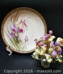 MaxSold Auction: Antique Handpainted Nippon Plaque & Fantasy Glass Flowers - Aurora (Ontario, Canada) PARTNER MANAGED Downsizing Online Auction - Murray Drive