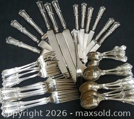 MaxSold Auction: BIRKS Sterling Flatware Set Francis 1 Pattern - Aurora (Ontario, Canada) PARTNER MANAGED Downsizing Online Auction - Murray Drive